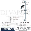 Bristan Artisan Surface Mounted Shower Rail Kit Spare Parts